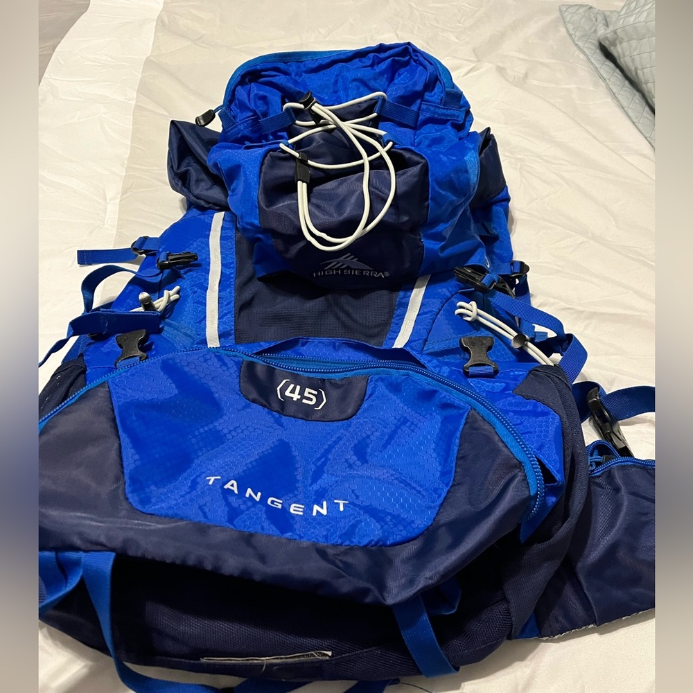 High sierra hiking backpack